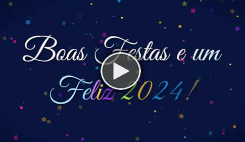 Vídeo alegre e colorido para o novo ano de 2025