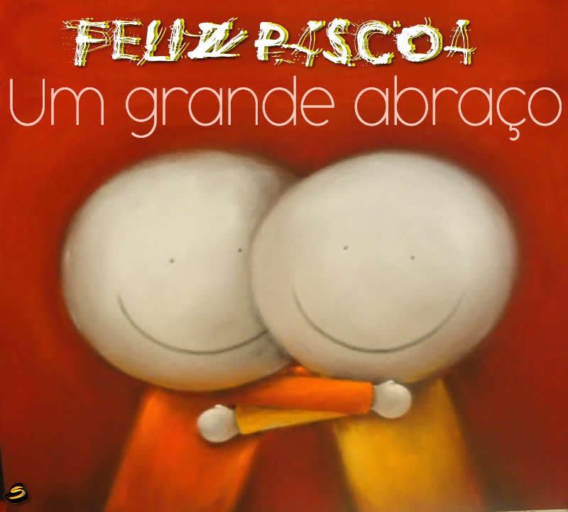 Voltaremos a nos beijar e desejar uma Feliz Páscoa com um abraço!!