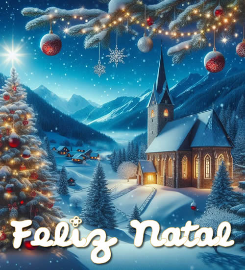 Feliz Natal e Próspero 2024 - Cartão de felicitações de Natal e Ano Novo Feliz Natal e Próspero 2024 - Cartão de felicitações de Natal e Ano Novo