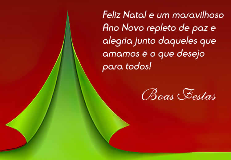 imagem com árvore de Natal estilizada com uma bela mensagem de feliz ano novo para enviar para sua namorada