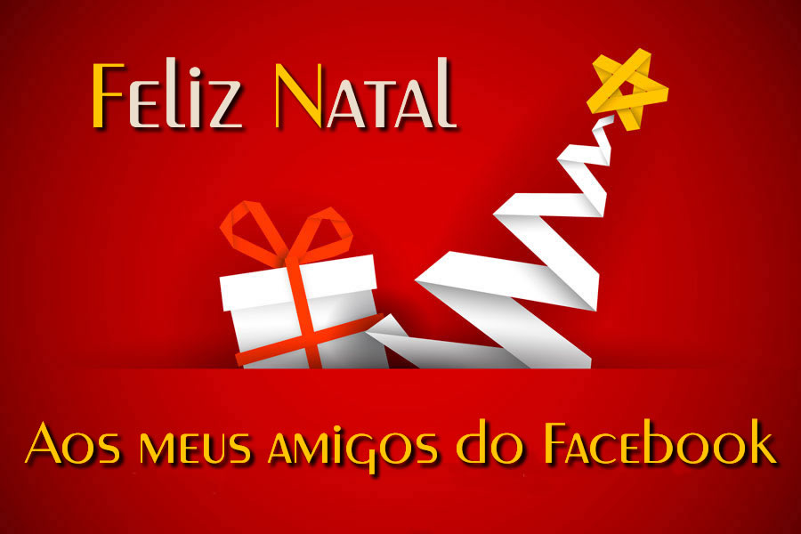 Imagem para compartilhar em seu perfil do Facebook para os melhores votos a todos os seus amigos para o Natal de 2025