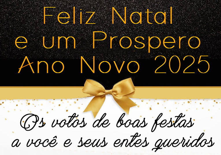 imagem elegante com texto: Os votos de boas festas a você e seus entes queridos