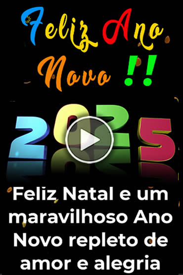 Video TikTok Feliz Natal e um maravilhoso Ano Novo  2025 cheio de amor e alegria!