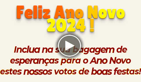 Lindo vídeo para desejar um feliz ano novo 2025